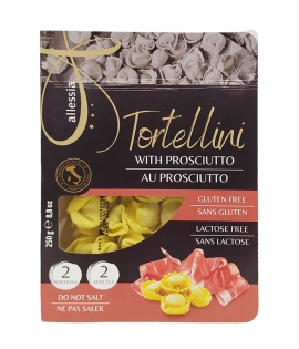 Allessia Tortellini Gluten Free with Prosciutto