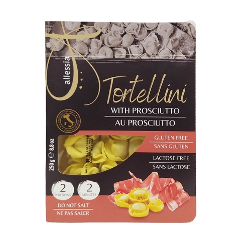 Allessia Tortellini Gluten Free with Prosciutto Allessia Tortellini Gluten Free with Prosciutto