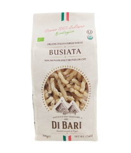 Di Bari Busiata Organic Durum Wheat Pasta