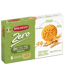 Balocco Zero Biscuits 7 Cereals and Cornflakes