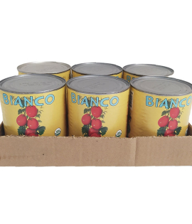Bianco DiNapoli 6x28oz Tomates Entières Pelées Biologiques 