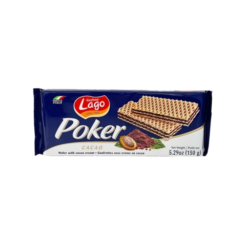 Lago Poker Cocoa Wafers
