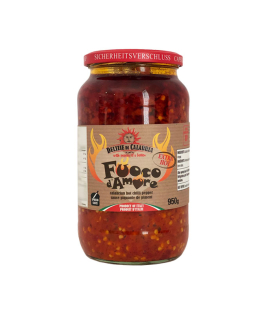 Delizie di Calabria Fuoco d'Amore Extra Hot Chili Hot Sauce 950g