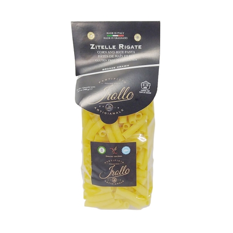Irollo Zitelle Rigate Pâtes Sans Gluten de Maïs et Riz