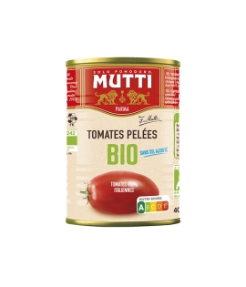Mutti Whole Peeled Organic Tomatoes 14oz