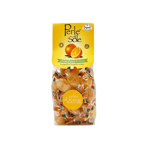 Perle di Sole Bonbons à la Gélatine Aromatisée à l'Orange