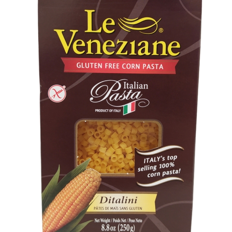 Le Veneziane Pâtes de Mais Sans Gluten Ditalini