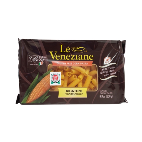 Le Veneziane Pâtes de Mais Sans Gluten Rigatoni