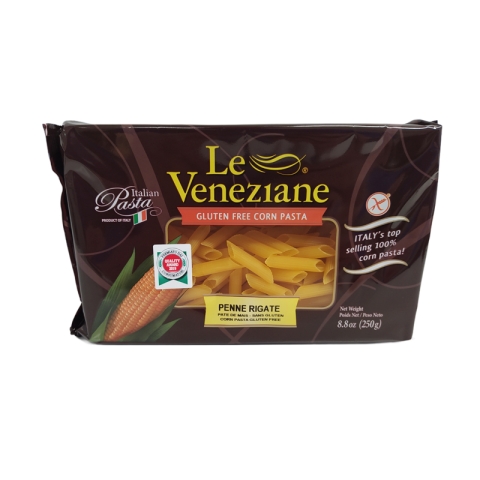 Le Veneziane Pâtes de Mais Sans Gluten Penne Rigate