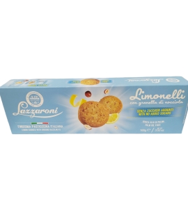 Lazzaroni Limonelli Sugar Free Lemon With Hazelnut Biscuit