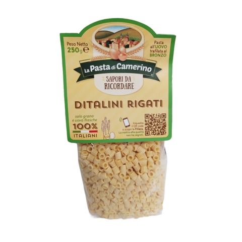 Camerino Ditalini Rigati Egg Pasta
