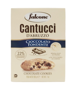 Falcone Cantucci Cookies with Dark Chocolate