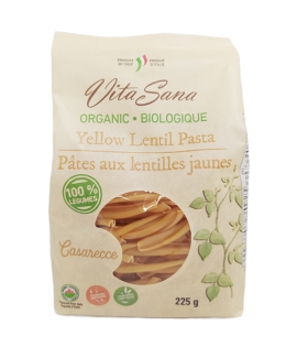 Vita Sana Organic Yellow Lentil Pasta Gluten Free