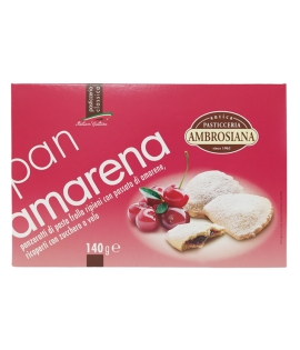 Pasticceria Ambrosiana Pan Amarena Biscuits with Black Cherry Sauce