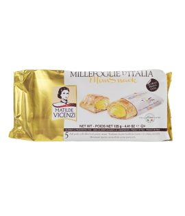 Vicenzi Mini Puff Pastry Rolls with Pastry Cream