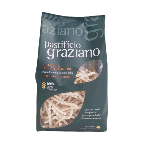 Pastificio Graziano Fusilli Corti Durum Wheat Semolina Pasta