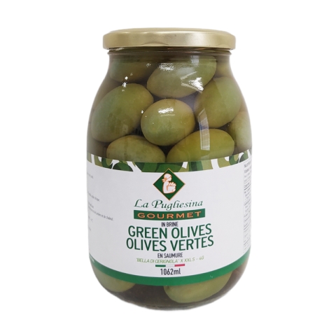 La Pugliesina Olives Vertes en Saumure