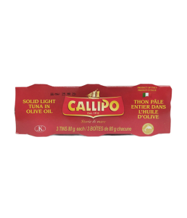 Callipo Solid Light Tuna In Olive Oil 3x80g