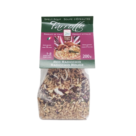 Poggio del Farro Farrotto Spelt Soup Red Radicchio