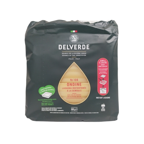 Delverde Ondine Instant Lasagna Sheets