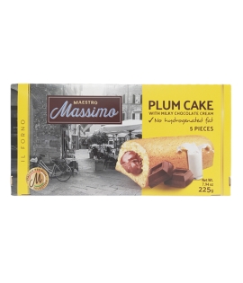 Maestro Massimo Plum Cake with Milk Chocolate Cream