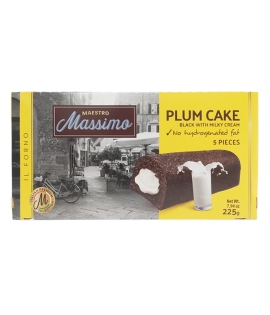 Maestro Massimo Plum Cake Black with Milk Cream
