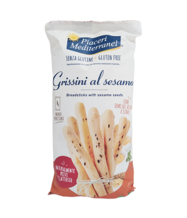 Piaceri Mediterranei Gluten Free Breadsticks with Sesame Seeds