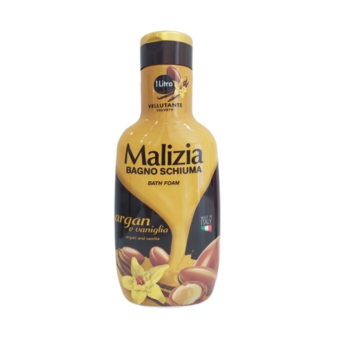 Malizia Mousse de Bain Argan et Vanille