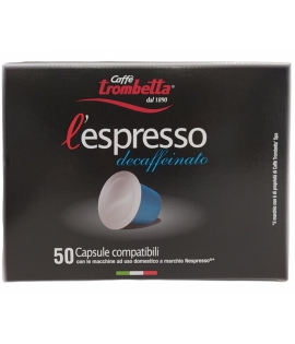 Trombetta Capsules Nespresso Decaf (50)