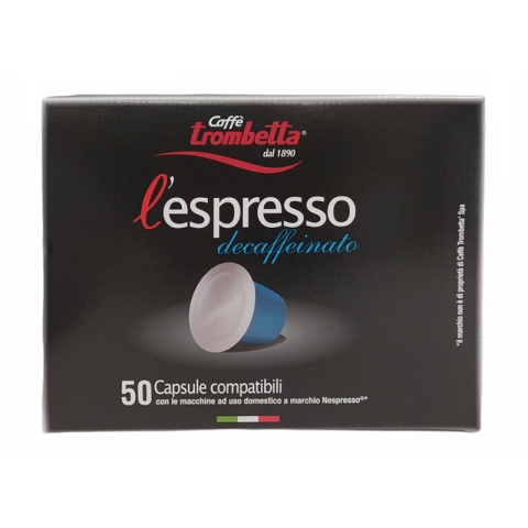Trombetta Capsules Nespresso Decaf (50)