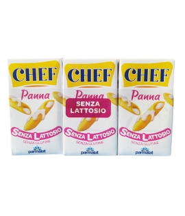 Parmalat Chef Cream Lactose Free/Gluten Free (3x125ml)