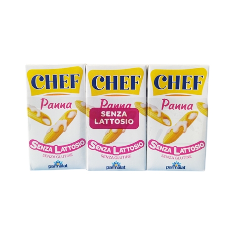 Parmalat Chef Cream Lactose Free/Gluten Free (3x125ml)