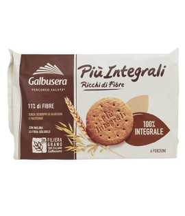 Galbusera Più Integrali Biscuits 100% Blé Complet