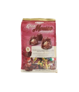 Sorini Gran Mousse Milk Chocolate Pralines with Whole Hazelnut