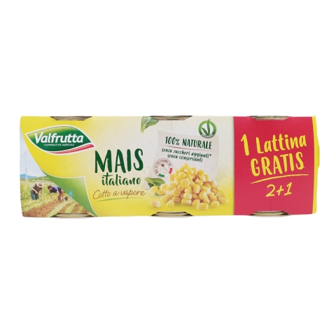 Valfrutta Sweetcorn 3 X 326gr