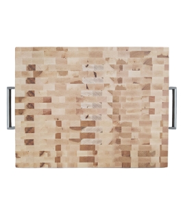 RusticButcherBlock Cutting Board With Handles R16208 19”x15”