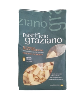 Pastificio Graziano Pâtes à la Semoule de Blé Mezze Maniche Rigate