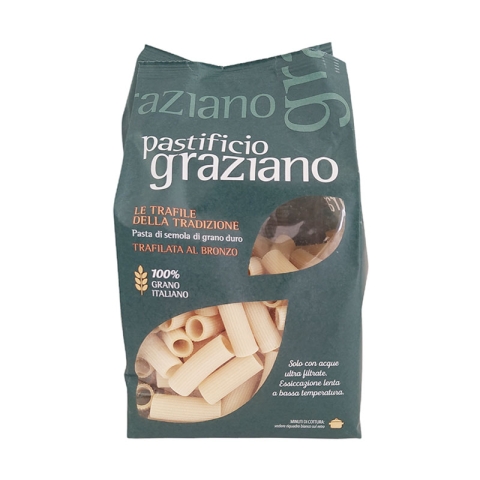 Pastificio Graziano Pâtes à la Semoule de Blé Rigatoni