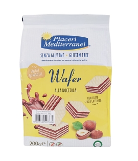 Piaceri Mediterranei Gluten Free Bite Size Wafer With Hazelnut Cream