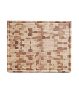 RusticButcherBlock Planche À Découper Avec Rainure À Jus R16206 19”x15”