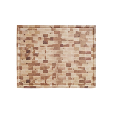 RusticButcherBlock Cutting Boardwith With Juice Groove R16206 19”x15”