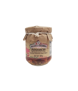 Delizie Di Calabria Peperoncini Poivrons Tranchés dans l’Huile