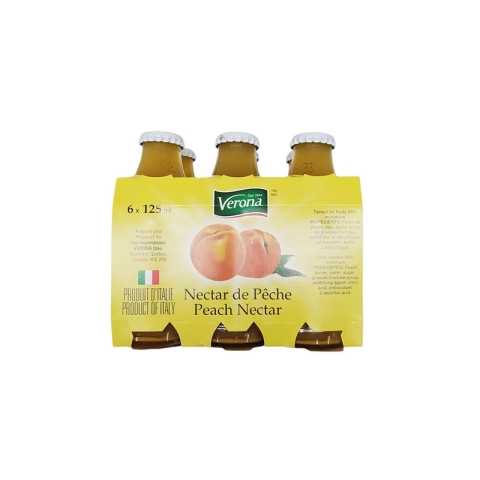 Verona Peach Nectar 6 x 125ml