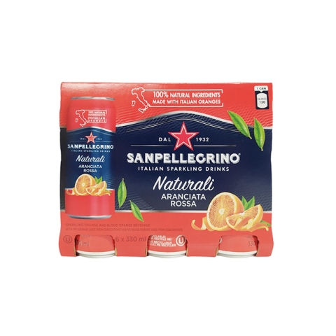San Pellegrino Blood Orange 6x330ml San Pellegrino Blood Orange 6x330ml