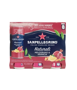 San Pellegrino Pomegranate And Orange 6x330ml
