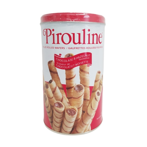 Pirouline Gaufrettes Roulées Fourrées de Crème de Chocolat et Noisette