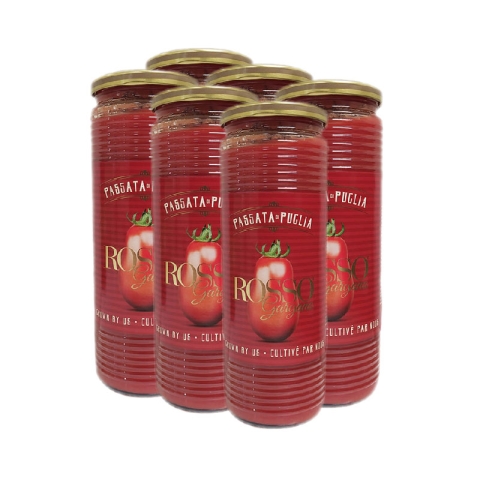 Rosso Gargano 6x690gr Sauce Tomato des Puglia Rosso Gargano 6x690gr Sauce Tomato des Puglia