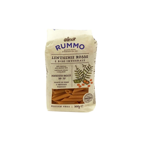 Rummo Red Lentil Pennette Rigate Gluten Free