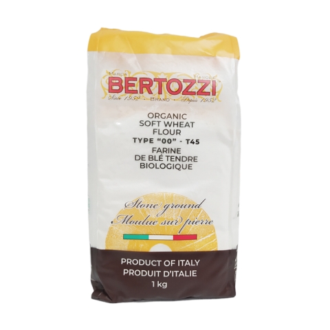 Bertozzi Farine de Blé Tendre Biologique Type '00' 1KG T45