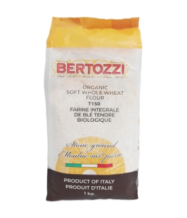 Bertozzi Farine Intégrale de Blé Tendre Biologique 1KG T150